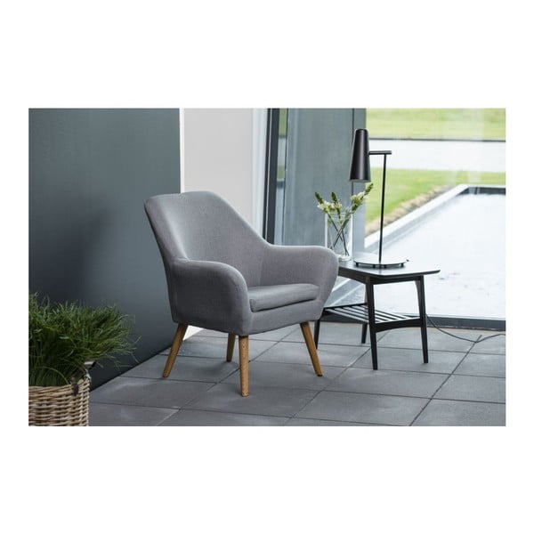 Szary fotel Astro Grey-image-1