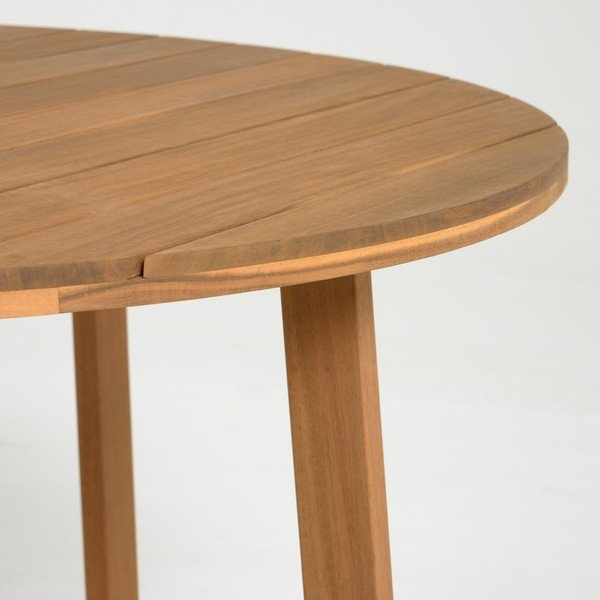 Stół ogrodowy z drewna akacji Kave Home Dafne, ⌀ 120 cm-image-1