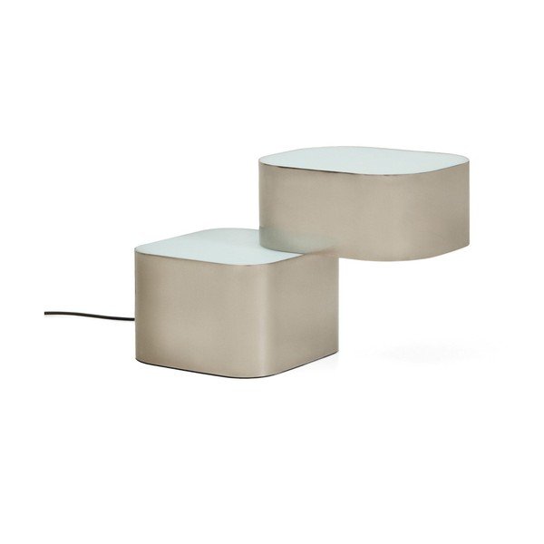 Szara metalowa lampa stołowa (wysokość 23 cm) Tandan – Kave Home