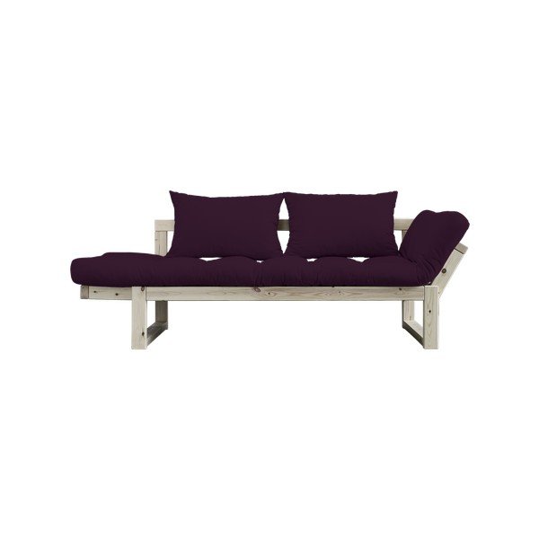Sofa rozkładana Karup Edge Natural/Purple Plum-image-2