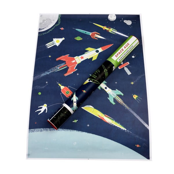 Dekoracja dziecięca Glow in the Dark Space Age – Rex London-image-3