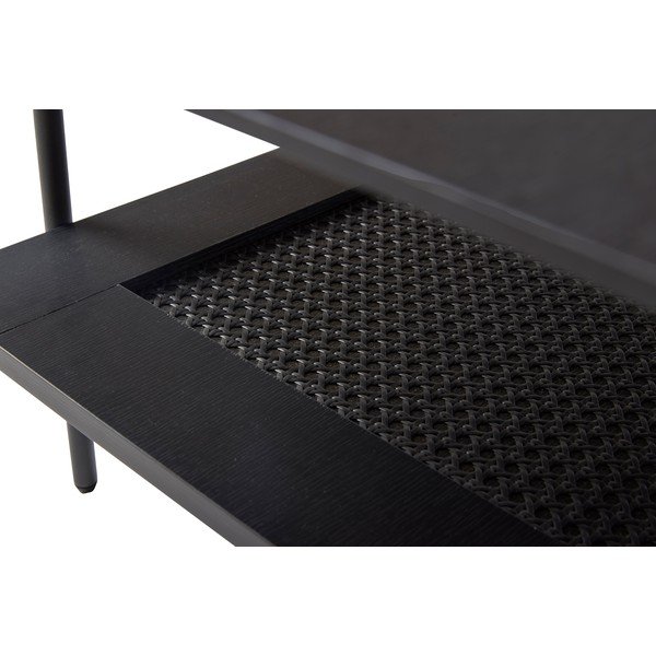 Czarny stolik 55x110 cm Pensacola – Unique Furniture-image-2