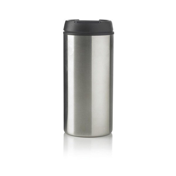Kubek termiczny w srebrnym kolorze XD Design Metro, 300 ml