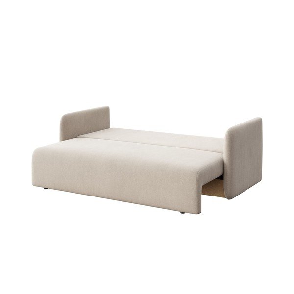 Beżowa aksamitna rozkładana sofa 220 cm Chaum – Rodier-image-4