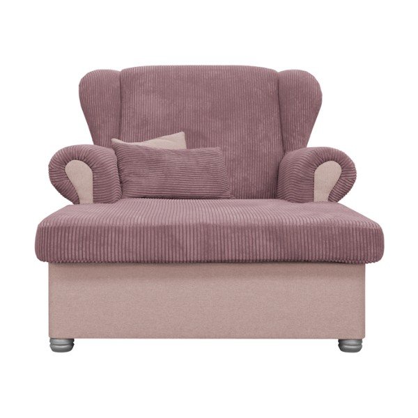 Różowy sztruksowy szezlong Lord – Ropez-image-1