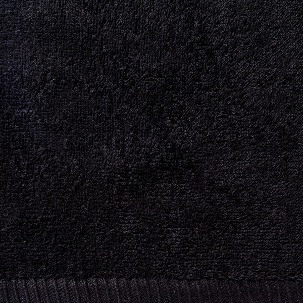Czarne bawełniane ręczniki szybkoschnące/frotte zestaw 4 szt. 30x30 cm Quick Dry – Catherine Lansfield-image-2