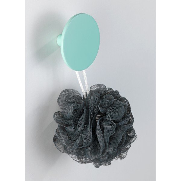 Miętowozielony haczyk ścienny Wenko Melle, ⌀ 8 cm-image-1