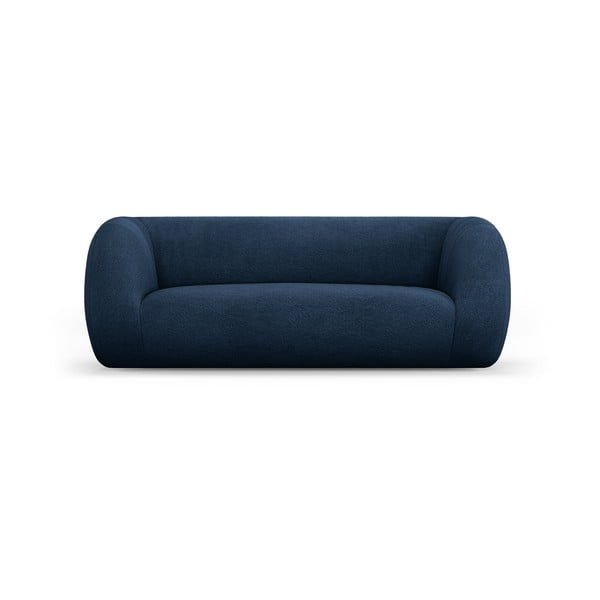 Niebieska sofa z materiału bouclé 210 cm Essen – Cosmopolitan Design