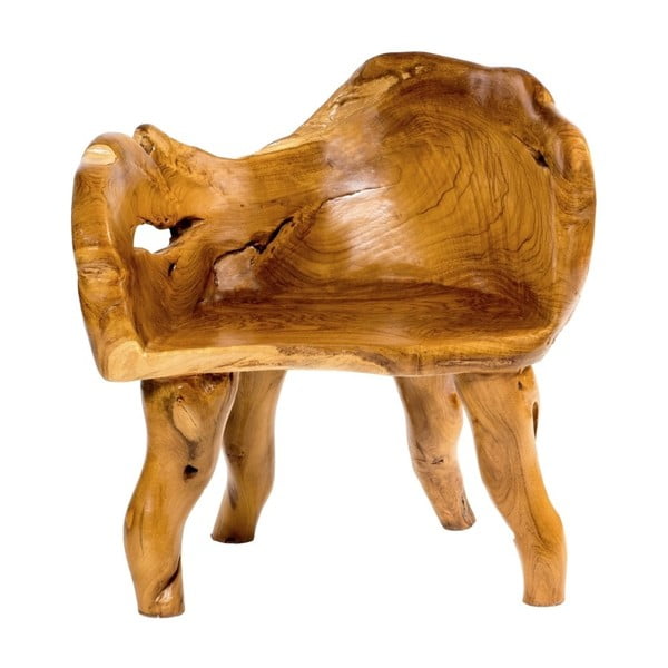 Krzesło ogrodowe z drewna tekowego Massive Home Lisa Smith