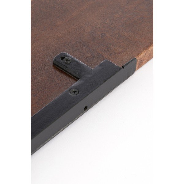 Brązowa półka z litego drewna mango 70 cm Ginosa – Light & Living-image-3