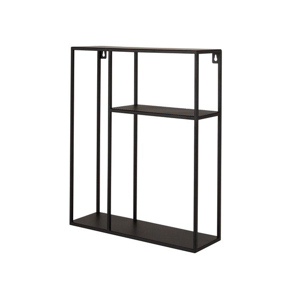 Czarna żelazna półka Canett Joy Thomas, 50x60 cm
