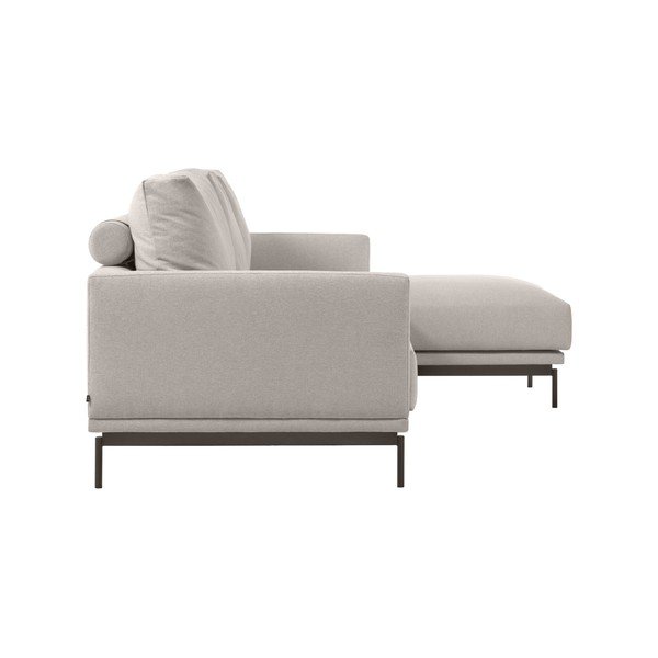 Beżowy narożnik Kave Home Galene, prawy róg, 254 cm-image-3