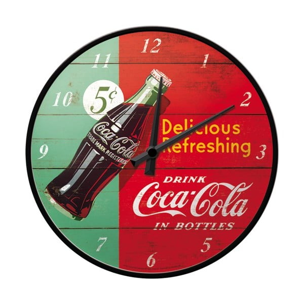 Zegar Drink Coca Cola, 31 cm