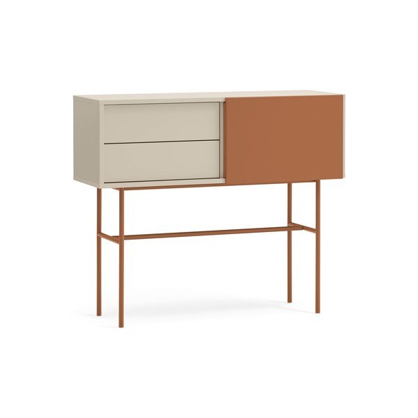 Ceglasto-beżowa konsola 35x110 cm Nube – Teulat-image-2