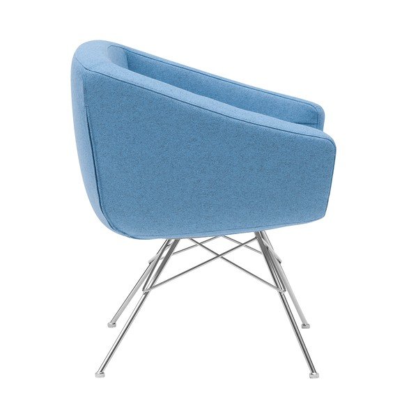 Jasnoniebieski fotel Softline Aiko-image-4