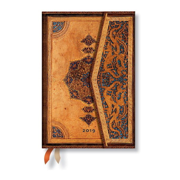 Kalendarz na 2019 rok Paperblanks Safavid Horizontal, 10x14 cm