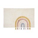 Bawełniany dywan dziecięcy odpowiedni do prania/tkany ręcznie w kolorze kości słoniowej 90x150 cm Tadea – Kave Home