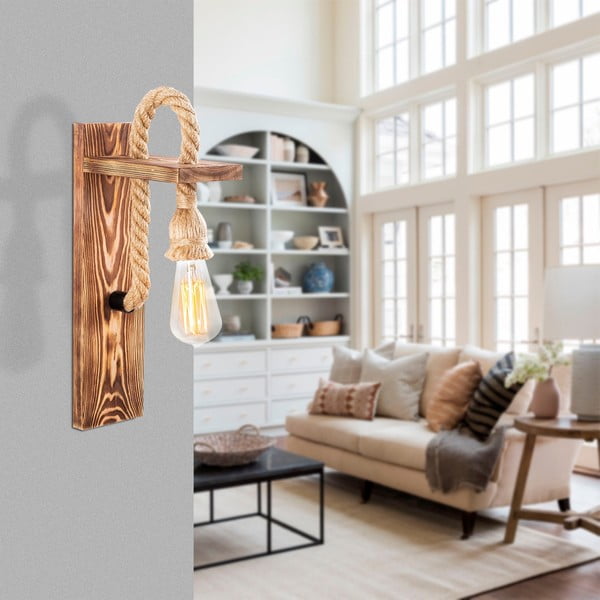 Kinkiet w naturalnym kolorze Erebos – Opviq lights-image-1