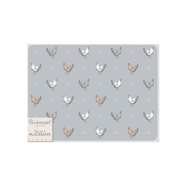 Zestaw 4 korkowych mat stołowych Cooksmart ® Farmer, 29x21 cm-image-2