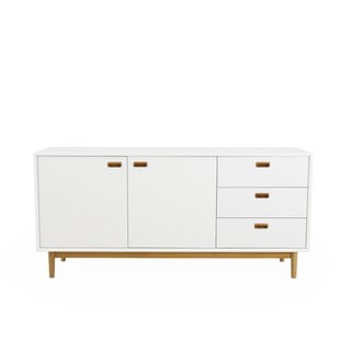 Biała komoda Tenzo Svea, dł. 170 cm