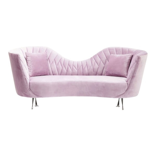 Różowa sofa dwuosobowa Kare Design Cabaret