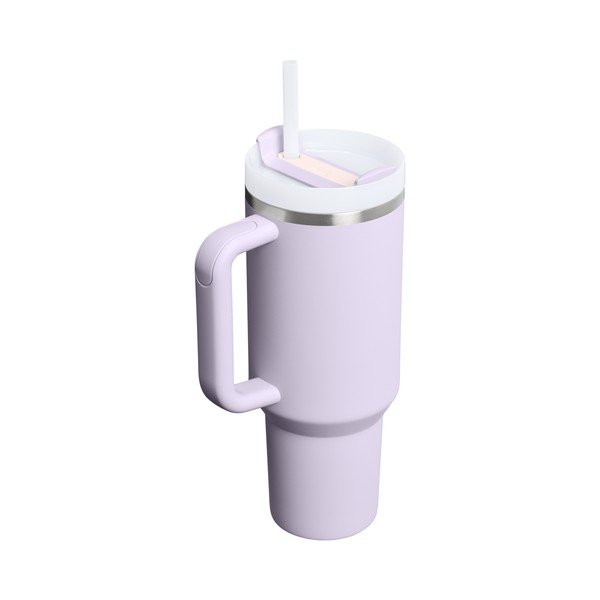 Lawendowy termos ze stali nierdzewnej ze słomką 1,18 l Quencher H2.O FlowState™ Tumbler Purple Dust – Stanley-image-2