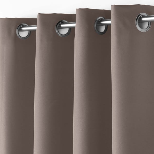 Brązowa zasłona 140x180 cm Essentiel – douceur d'intérieur-image-1