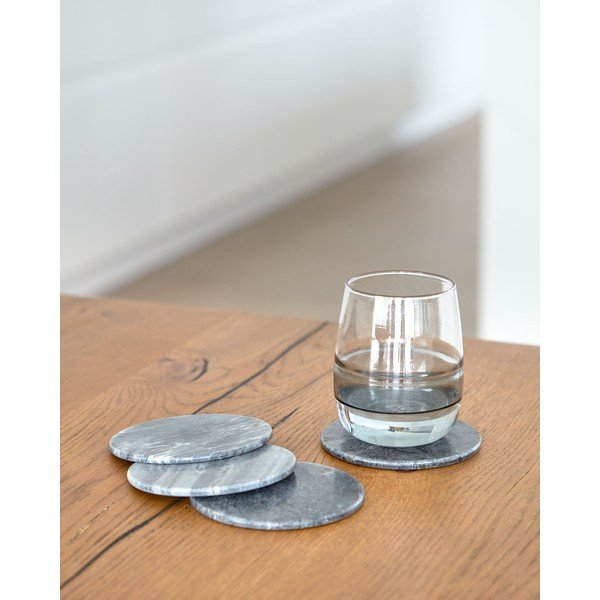 Szare marmurowe podkładki zestaw 4 szt. Tresa – Kave Home-image-1
