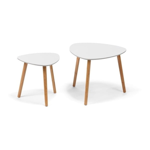 Biały stolik Bonami Essentials Viby, 55 x 55 cm-image-1