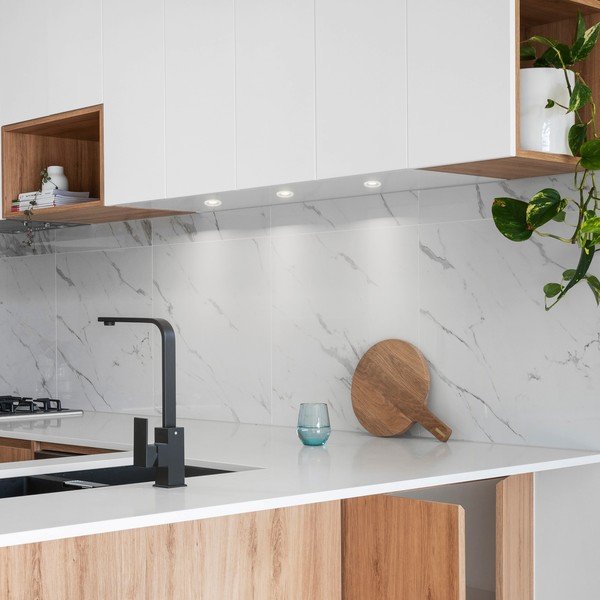 Czarno-biała lampa punktowa LED ø 4 cm – SULION-image-1