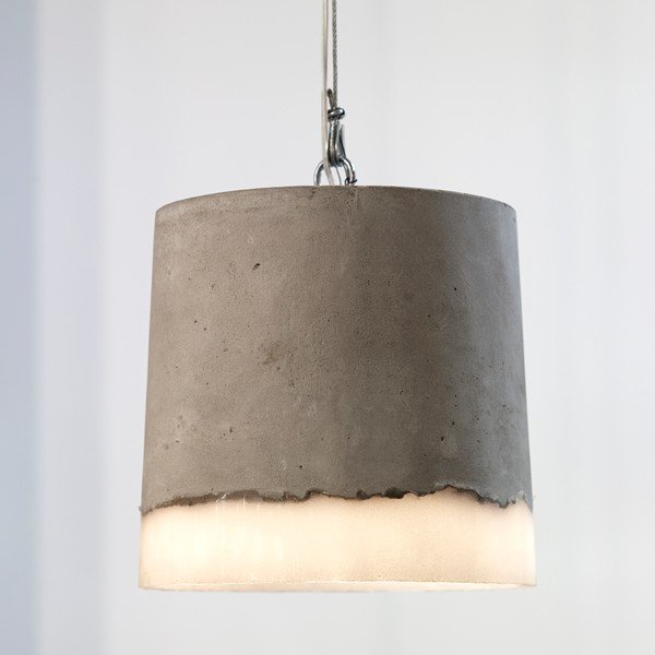 Lampa sufitowa Beton Round, 18 x 17 cm-image-1