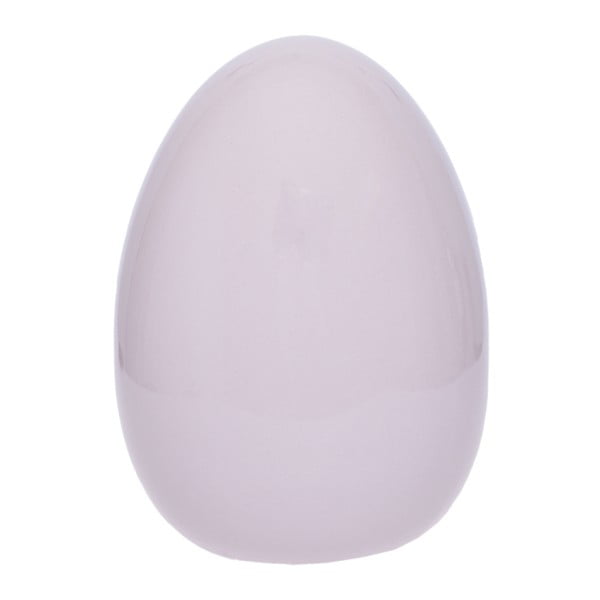 Różowe jajko ceramiczne Ewax Pearl Egg, wys. 16 cm