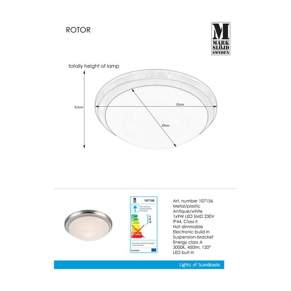 Lampa sufitowa LED Markslöjd Rotor-image-1