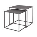 Szare metalowe stoliki zestaw 2 szt. 40x40 cm Fera – Blomus