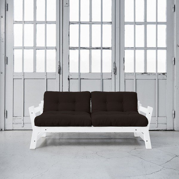 Sofa rozkładana Karup Step White/Brown-image-1