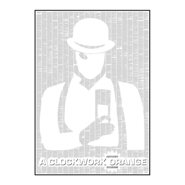 Plakat "Mechaniczna pomarańcza", 70x100 cm