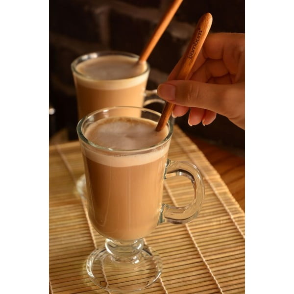 Zestaw 2 łyżeczek bambusowych do latte Bambum Legro-image-4