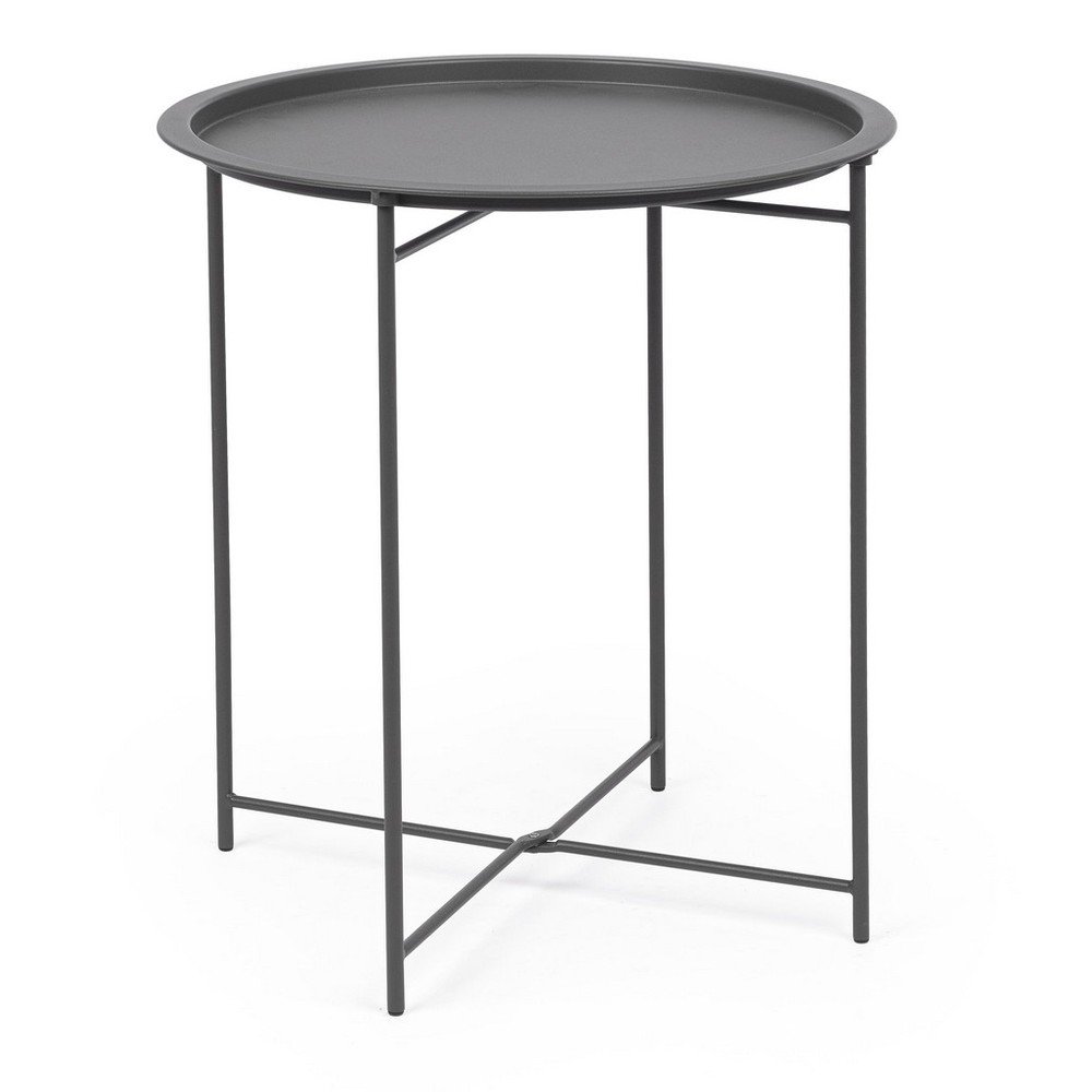 Stalowy okrągły stolik ogrodowy ø 46 cm Austin – Bizzotto