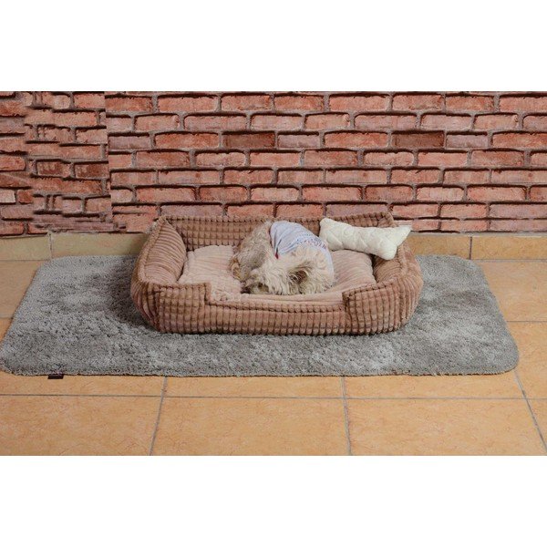 Beżowe pluszowe legowisko Nest – Lydia&Co-image-3