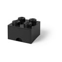 Czarny kwadratowy pojemnik LEGO®