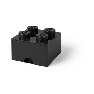 Czarny kwadratowy pojemnik LEGO®
