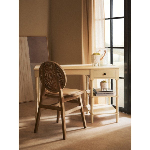 Biurko z litego drewna sosnowego 55x116 cm Heritage – Premier Housewares-image-1