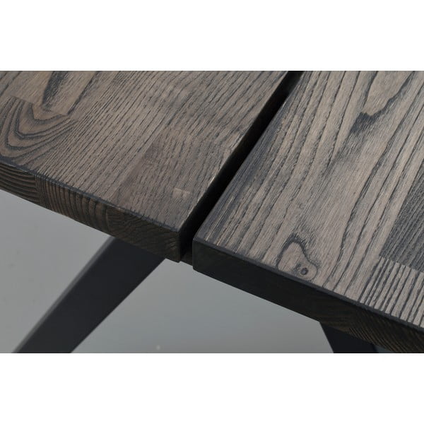 Rozkładany stół z blatem z drewna dębowego 220x100 cm Carradale – Rowico-image-4