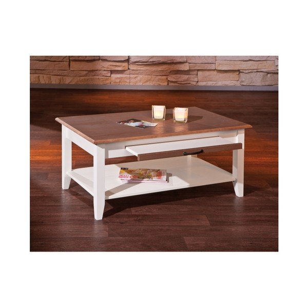 Stolik z litego drewna sosnowego Interlink Cassala-image-4