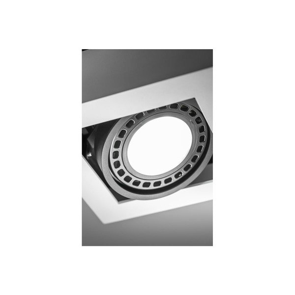 Biała lampa sufitowa z metalowym kloszem 18,5x18,5 cm Loid – GTV-image-3