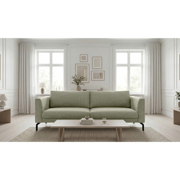 Jasnozielona sofa 216 cm Gomero – Scandic-image-1