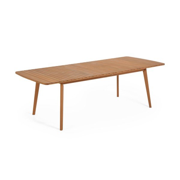 Ogrodowy rozkładany stół z drewna eukaliptusa Kave Home Hanzel-image-2