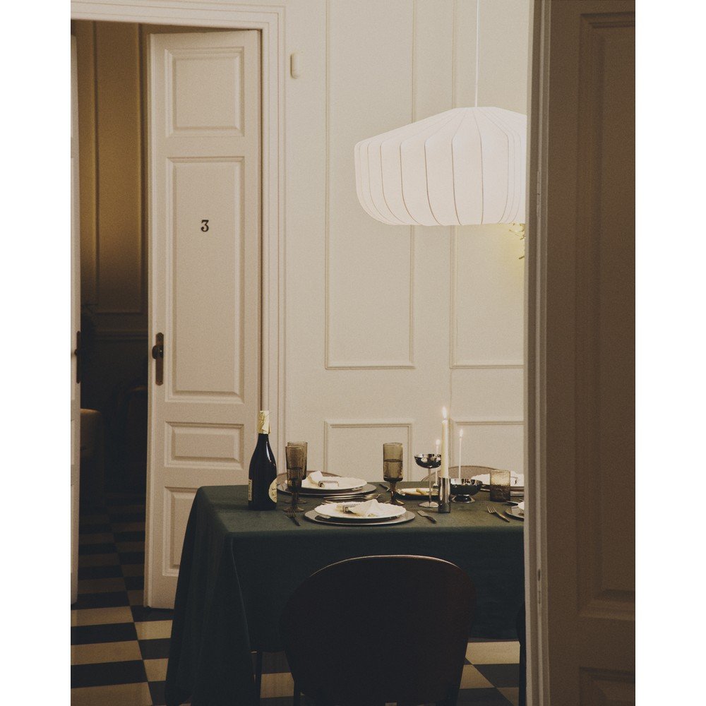 Biała lampa sufitowa z tekstylnym kloszem ø 76 cm Somar – Kave Home (zdjęcie 11)