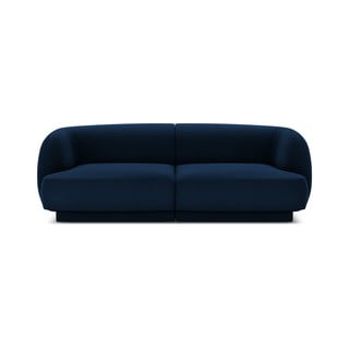 Niebieska aksamitna sofa 184 cm Miley − Micadoni Home