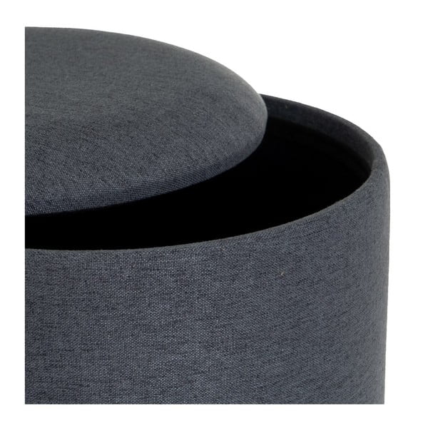 Ciemnoszare pufy zestaw 2 szt. – Casa Selección-image-2